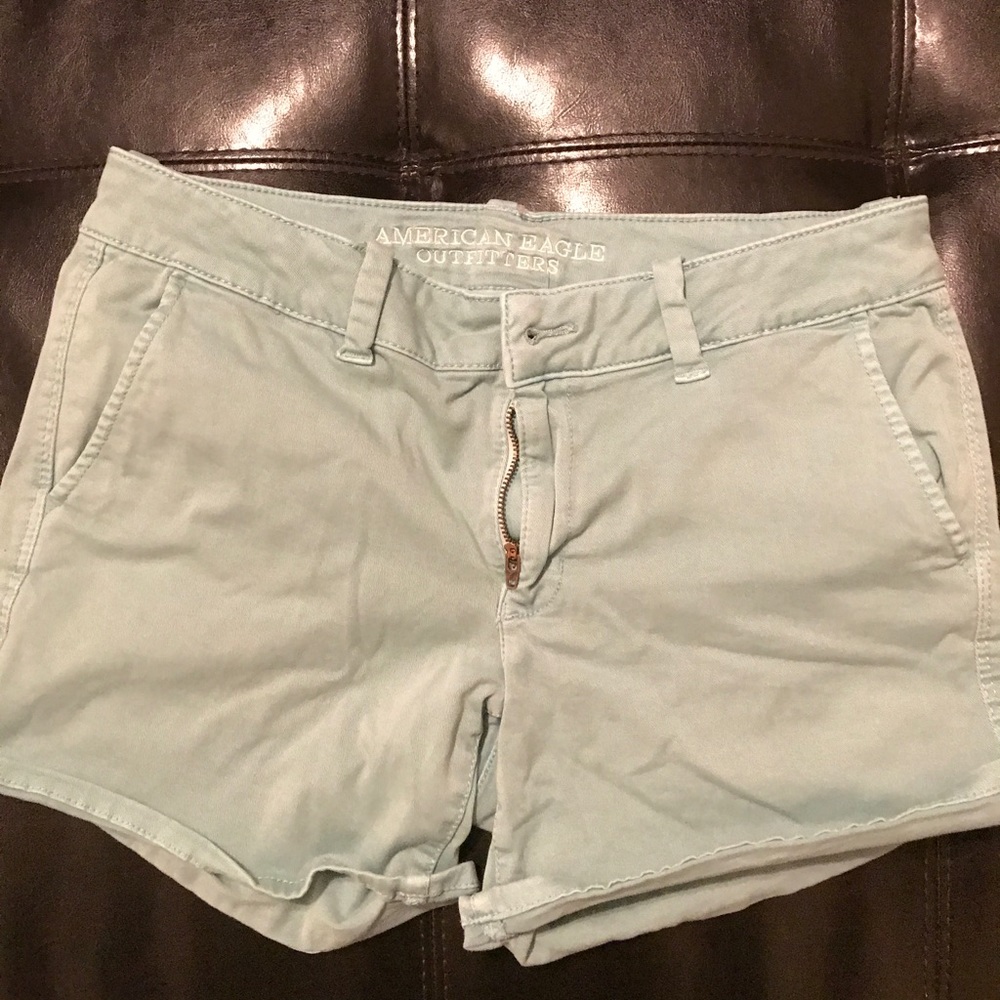 American eagle midi shorts